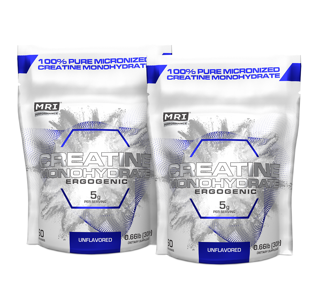 MRI Performance Micronized Creatine Monohydrate 300g 2 Pack