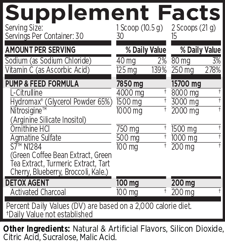 MRI Performance NO2 Black Muscle + Pump Nitric Oxide (30 servings)