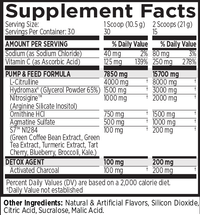 MRI Performance NO2 Black Muscle + Pump Nitric Oxide (30 servings)