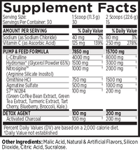 MRI Performance NO2 Black Muscle + Pump Nitric Oxide (30 servings)