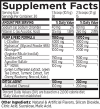 MRI Performance NO2 Black Muscle + Pump Nitric Oxide (30 servings)
