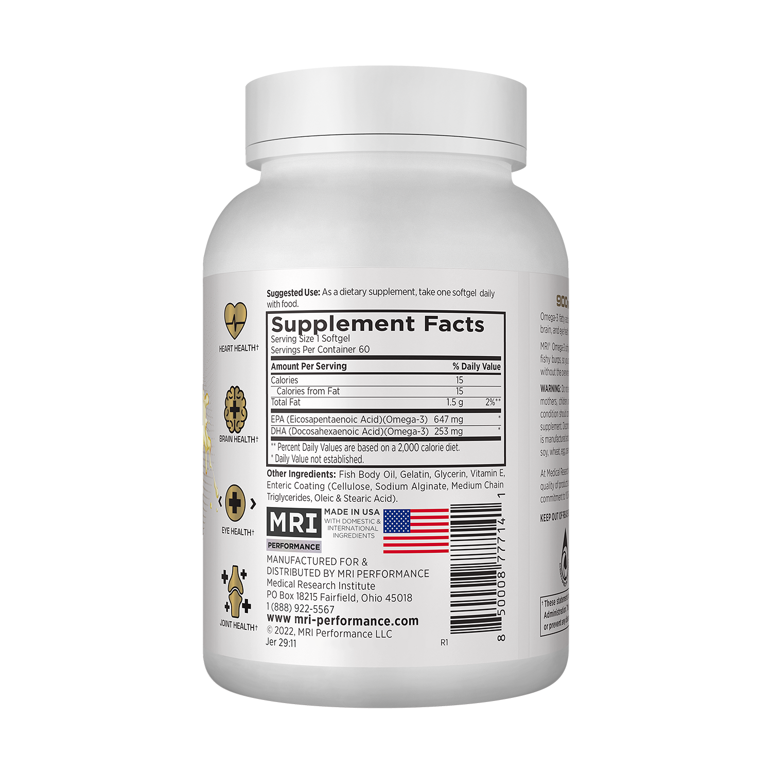 MRI Performance Omega 3 (60 Count)
