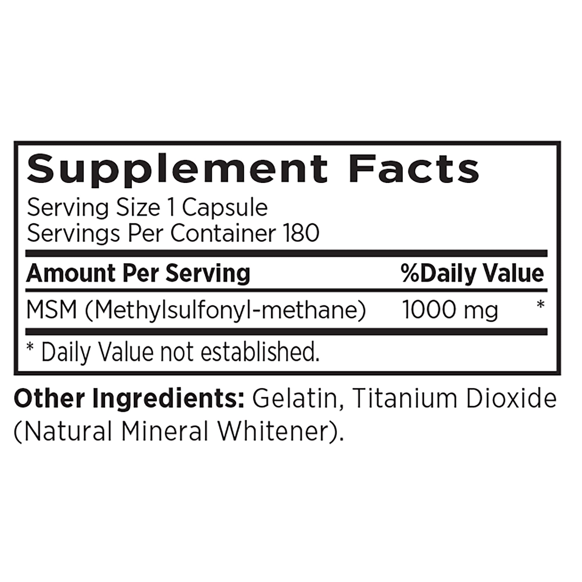 MRI Performance MSM Joint & Muscle Recovery (180 Count)