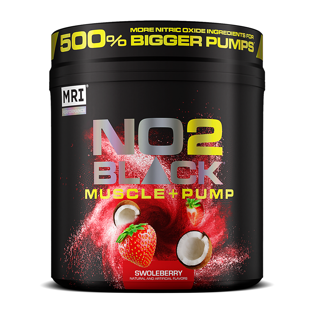 MRI Performance NO2 Black Muscle + Pump Nitric Oxide (60 servings)