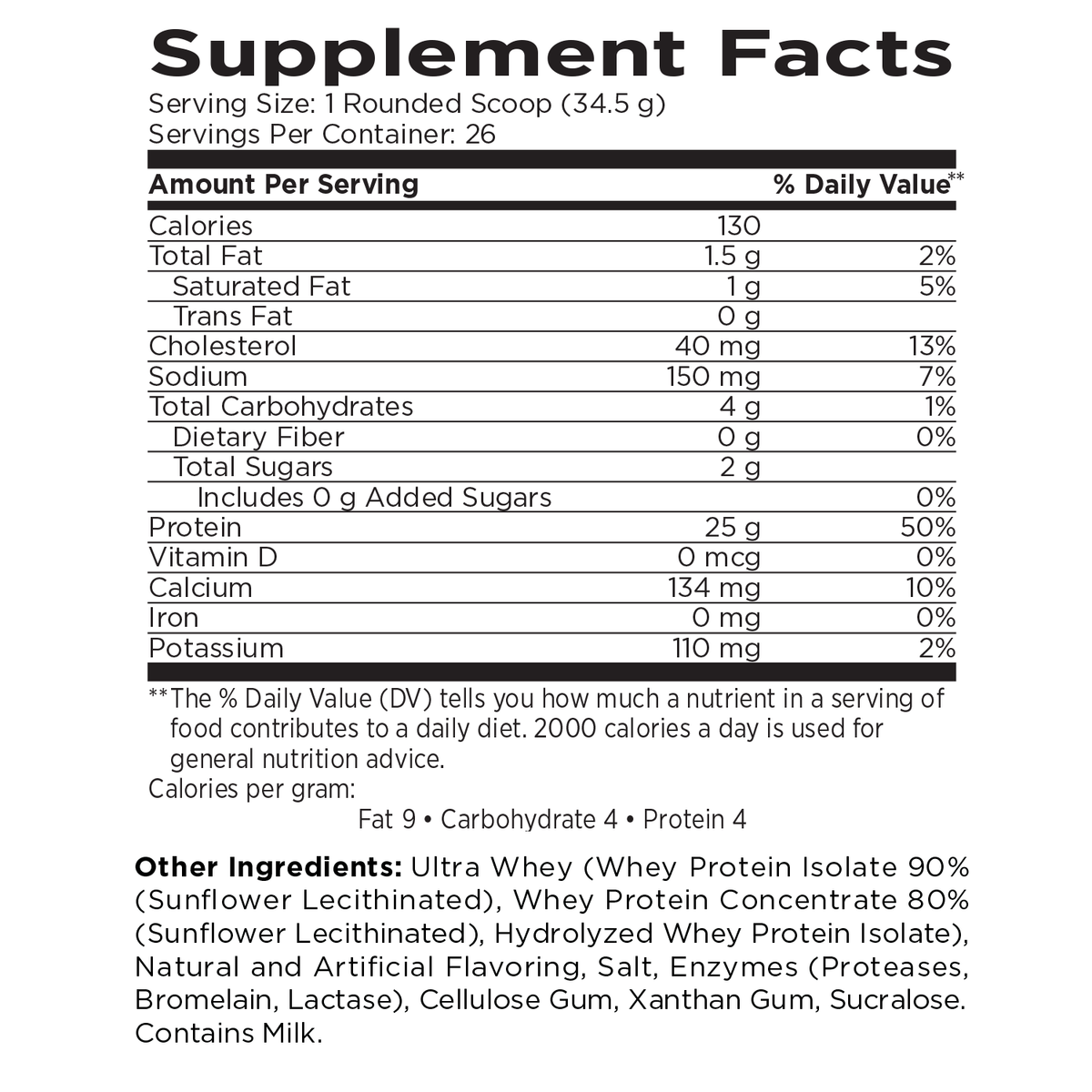 Lean Concentrate MRI Performance Ultra Whey Protein 2lb | Lean Muscle Growth & Recovery ...