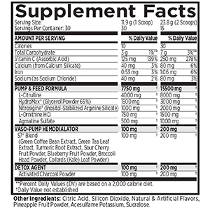 black razzy supplement panel